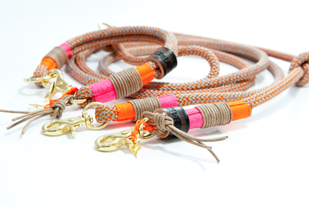 Colourful Elbband rope leash sets